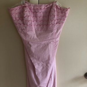 Light pink, strapless Lily Pulitzer dress
